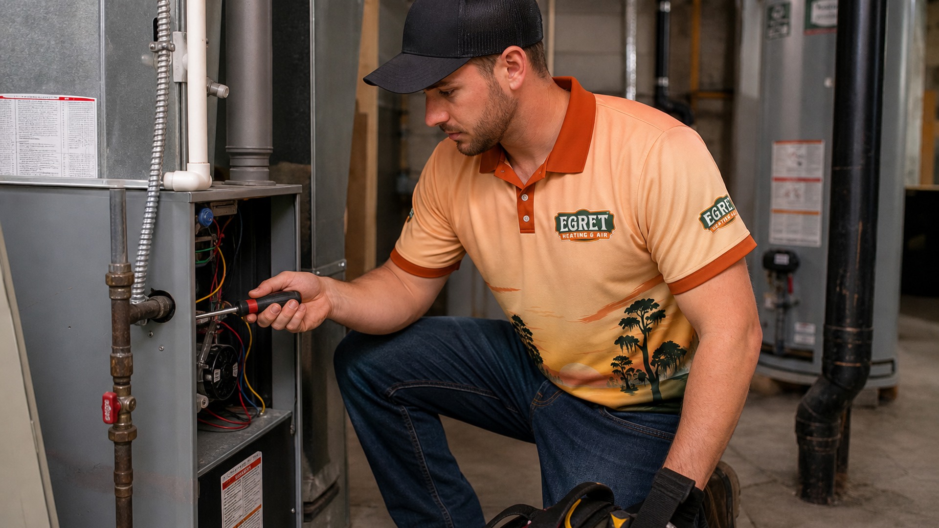 Egret diagnostic visit for a Tangipahoa Parish heating and air system.