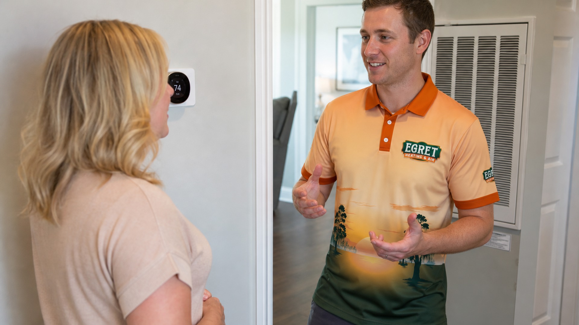 Egret comfort consultation for a St. Tammany Parish home.